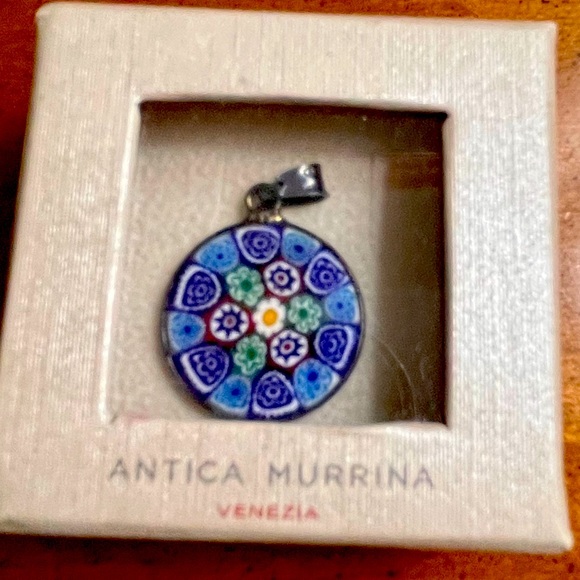 Murano Glass Millefiori Pendant - Picture 1 of 2